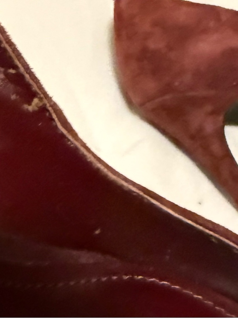 BCBG Wine Suede Pointed-Toe Pumps - Picture 7 of 7